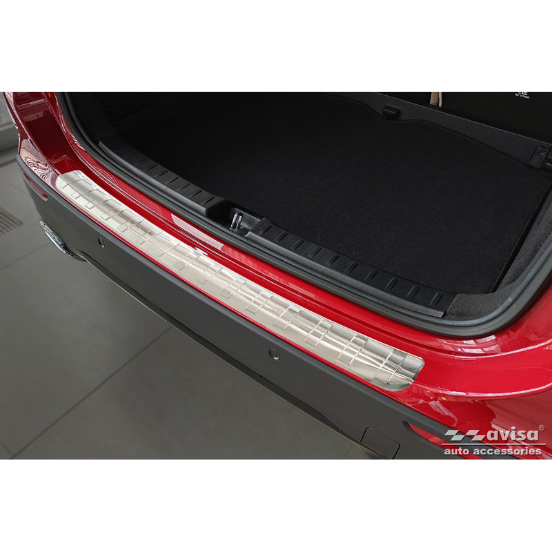 Avisa, Rear bumper protector, Stainless steel, fits Mercedes GLA-Class II H247 2020- 'Ribs'