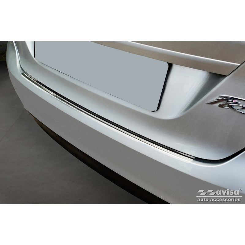 Avisa, Rear bumper protector, Stainless steel, fits Ford Fiesta 3/5-door 2008-2012 & FL 2012-2017 incl. Fiesta Van