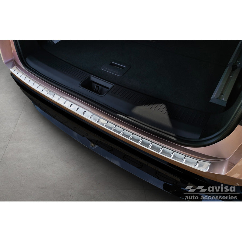 Avisa, Rear bumper protector, Stainless steel, fits Nissan Ariya 2022- 'Ribs'