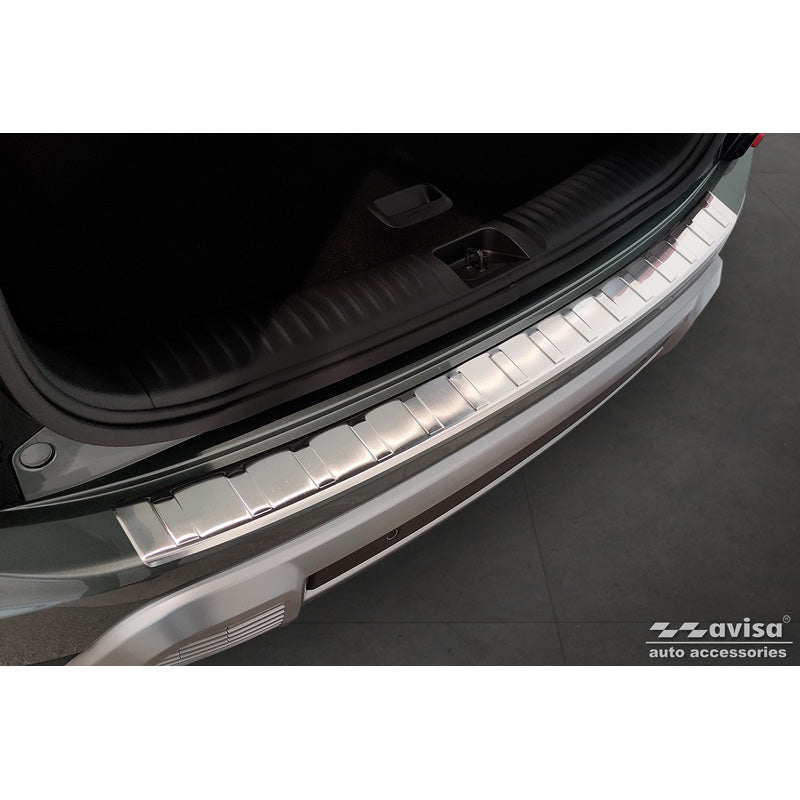 Avisa, Rear bumper protector, Stainless steel, fits SsangYong Torres (J100) 2022- 'Ribs'