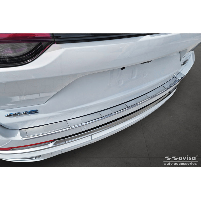 Avisa, Rear Bumper Protector, Stainless Steel, Fits Jeep Grand Cherokee V (WL) 2022-, 'Ribs'