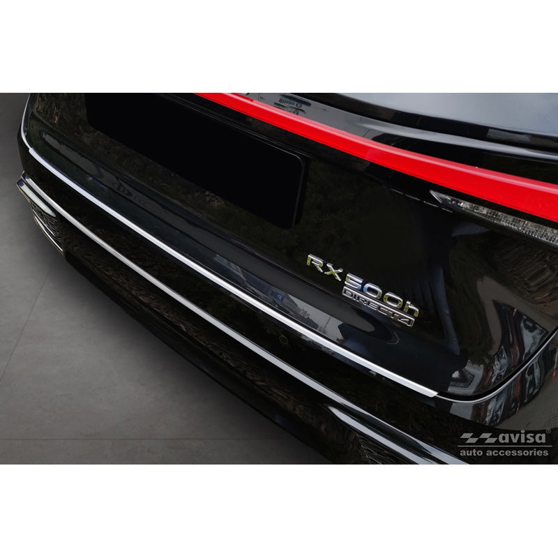 Avisa, Rear Bumper Protector, Stainless Steel, fits Lexus RX V 2022-