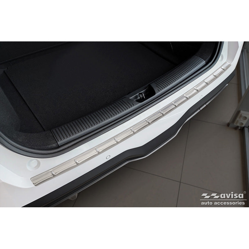 Avisa, Rear Bumper Protector, Stainless Steel, fits MG 4 (EV) 2022- 'British Flag'