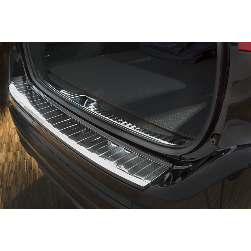 Avisa, Rear Bumper Protector, Stainless Steel, Fits Volvo XC60 2013-2016 'Ribs'