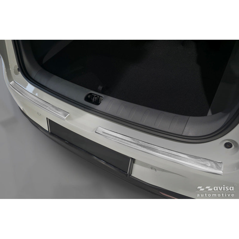 Avisa, Rear Bumper Protector, Stainless steel, Silver, 2-piece, fits Leapmotor B10 (2025-)