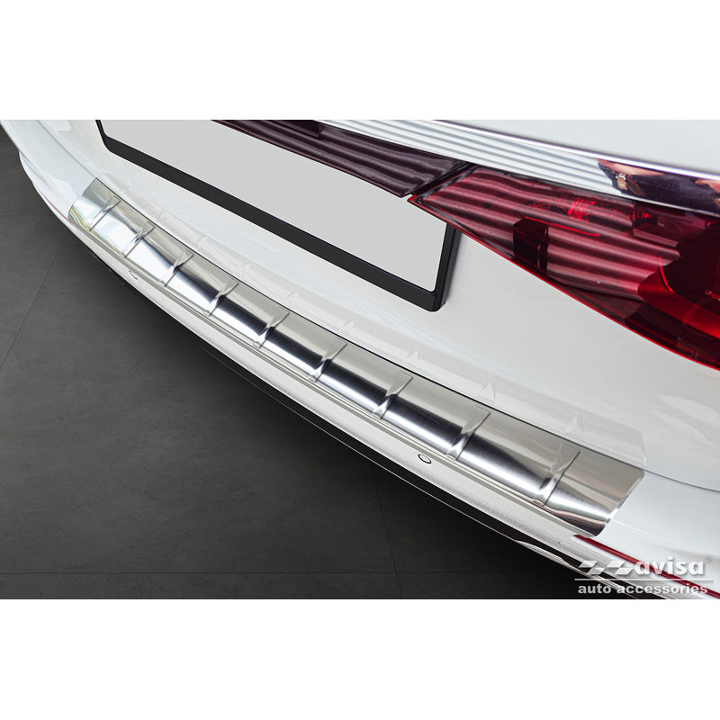 Avisa, Rear bumper protector, Stainless steel, Fits Mercedes E-Class (S214) Estate 2023-, 'Ribs'