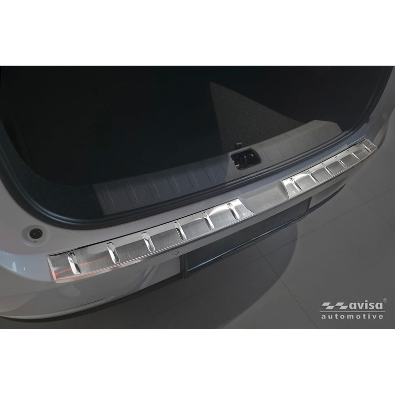 Avisa, Rear Bumper Protector, Stainless steel, Silver, 2 pcs, fits Leapmotor C10 (2024-)