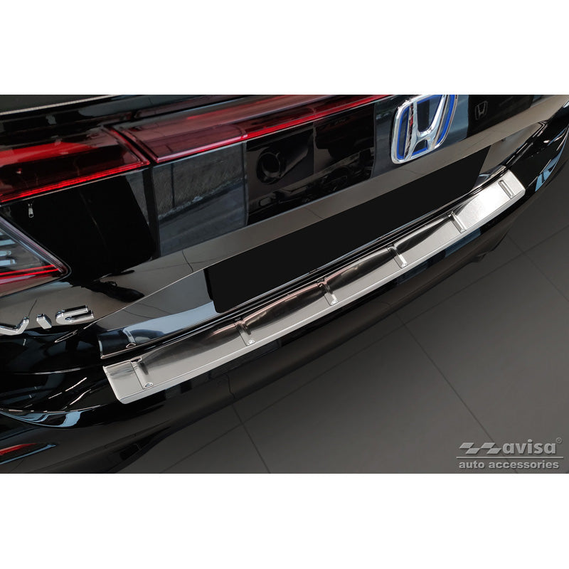 Avisa, Achterbumperbeschermer, roestvrij staal, past op Honda Civic XI HB 2022- 'Ribs'