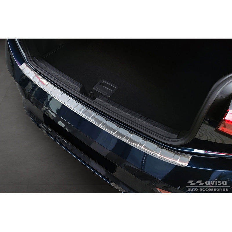 Avisa, Rear Bumper Protector, Stainless Steel, fits Cupra Born 2021- 'Ribs'