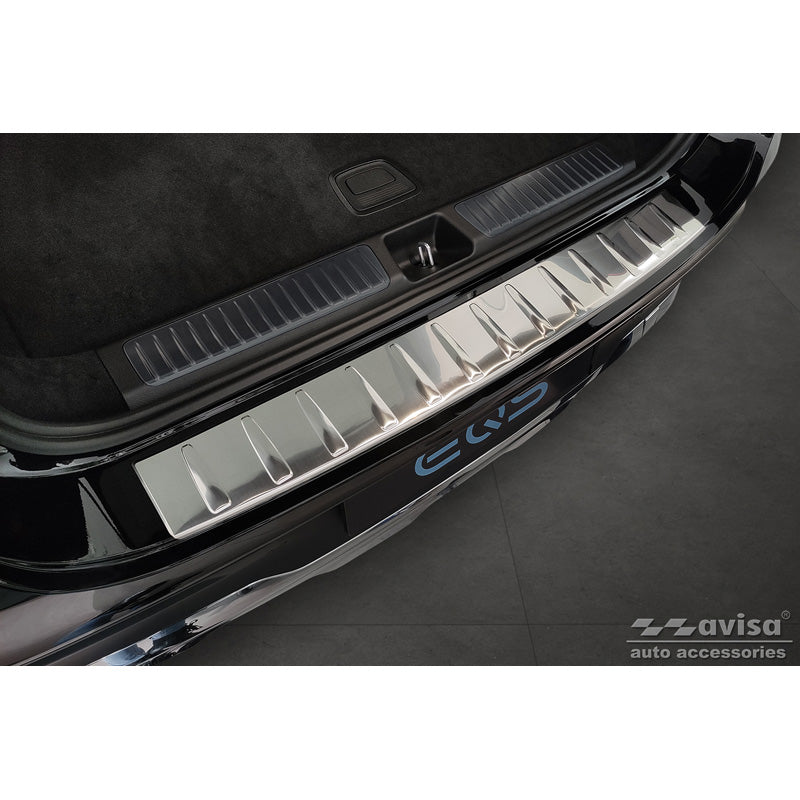 Avisa, protection de pare-chocs arrière, acier inoxydable, convient à Mercedes EQS SUV (X296) 2022- 'Ribs'