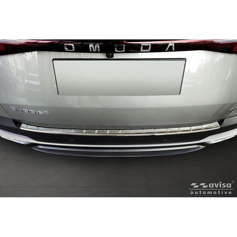 Avisa, Rear bumper protector, Stainless steel, Silver, fits Omoda 5 (2024-)