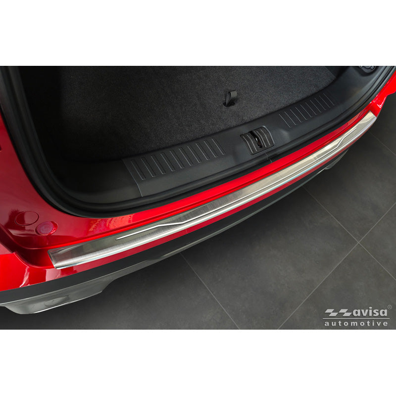 Avisa, Rear Bumper Protector, Stainless Steel, Fits Jaecoo J7 (2024-), Silver