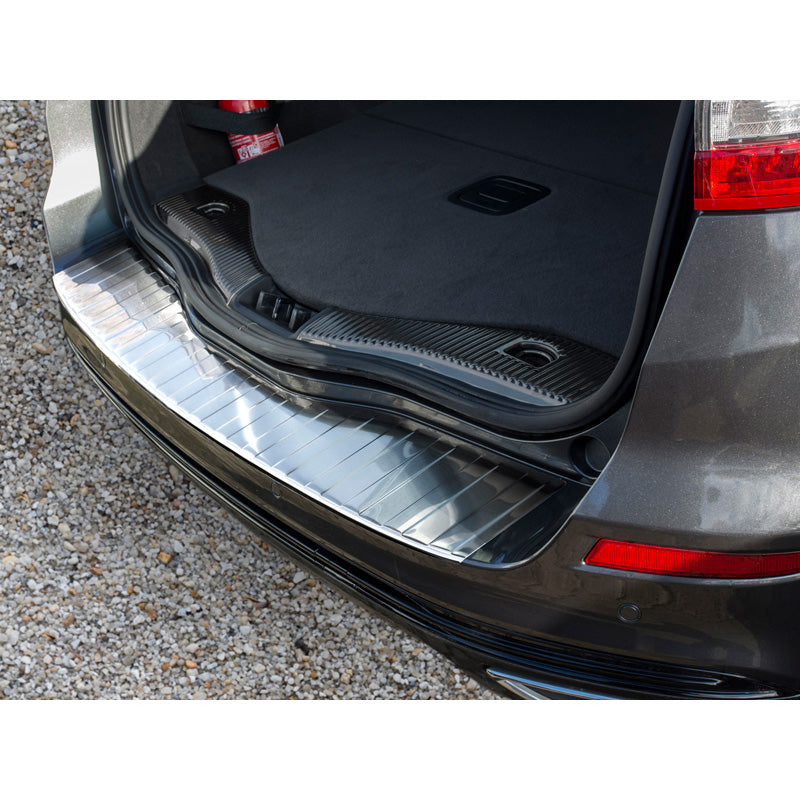 Avisa, achterbumperbeschermer, roestvrij staal, geschikt voor Ford Mondeo V Wagon 2014- & Facelift 2019- 'Ribs'