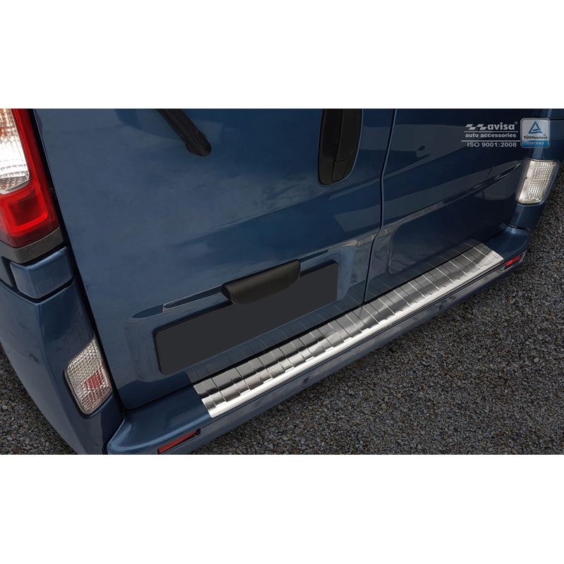 Avisa, Rear bumper protector, stainless steel, fits Opel Vivaro/Renault Trafic/Nissan Primastar 2001-2014 'Ribs'