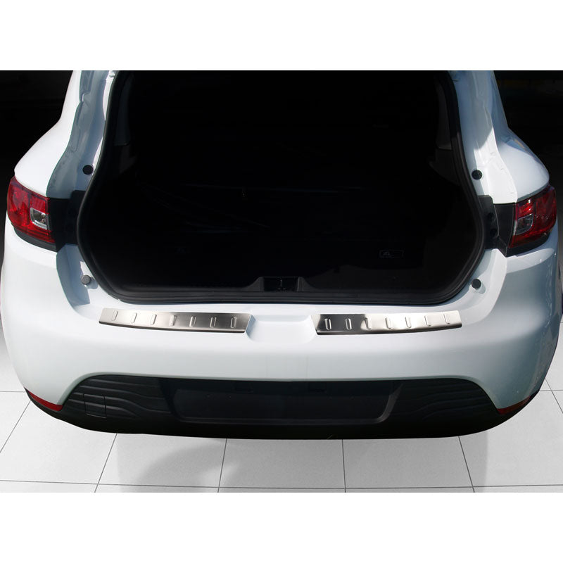 Avisa, Rear bumper protector, stainless steel, fits Renault Clio IV 5-door 2013-2017 & FL 2017-2019 incl. GT-Line 'Ribs'