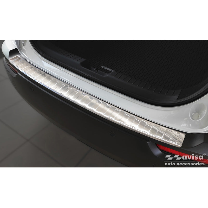 Avisa, Rear Bumper Protector, Stainless Steel, Fits Mazda MX-30 2020- 'Ribs'