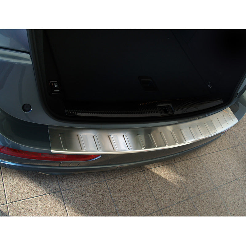 Avisa, Rear Bumper Protector, Stainless Steel, Fits Audi Q5 2008-2012 & 2012- 'Ribs'