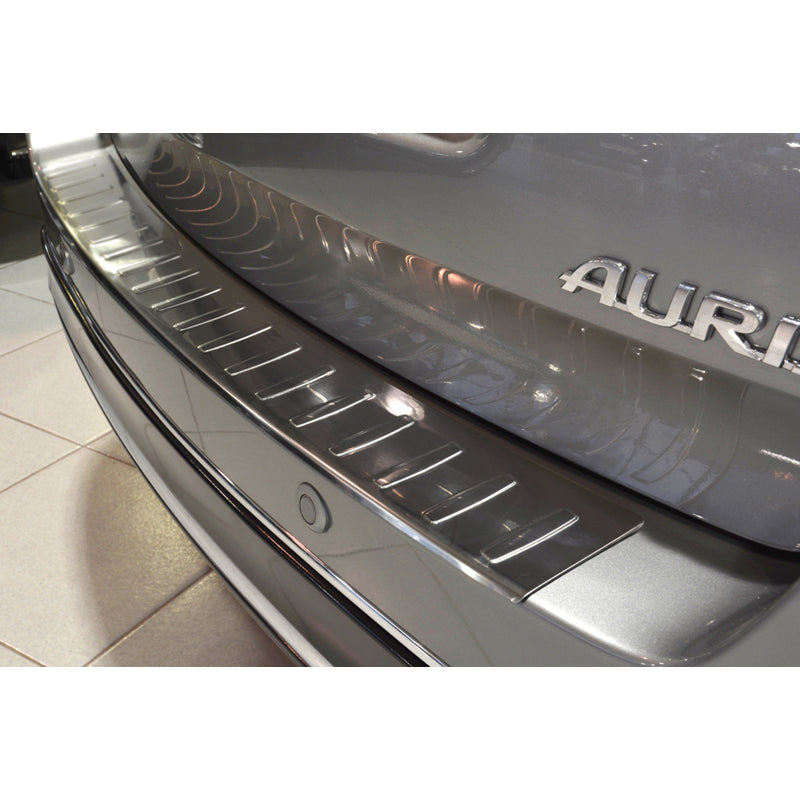 Avisa, Rear Bumper Protector, Stainless Steel, Fits Toyota Auris Touring Sports 2013-2015 'Ribs'