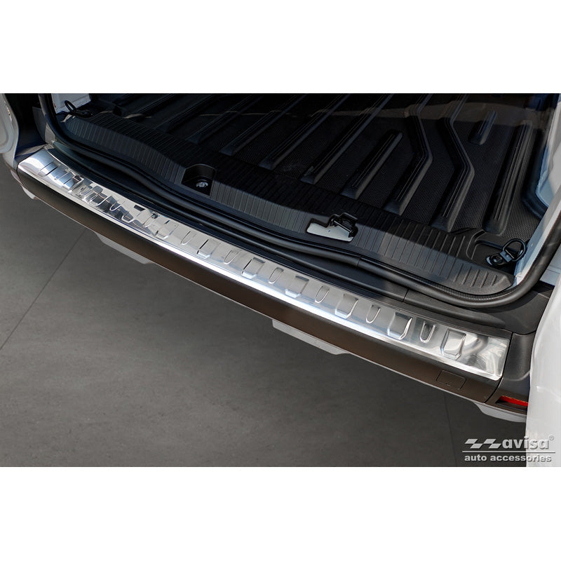 Avisa, Achterbumperbeschermer, roestvrij staal, past op Renault Kangoo III Furgon & Nissan Townstar 2021- 'Ribs'