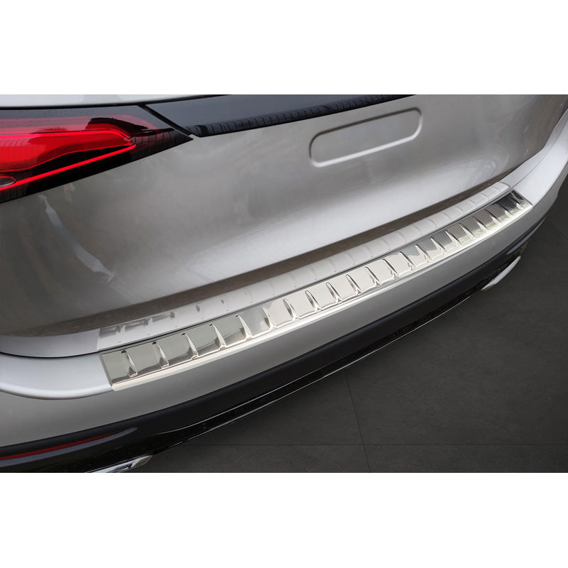 Avisa, Rear bumper protector, Stainless steel, fits Mercedes GLC II (X254) 2022- 'Ribs'