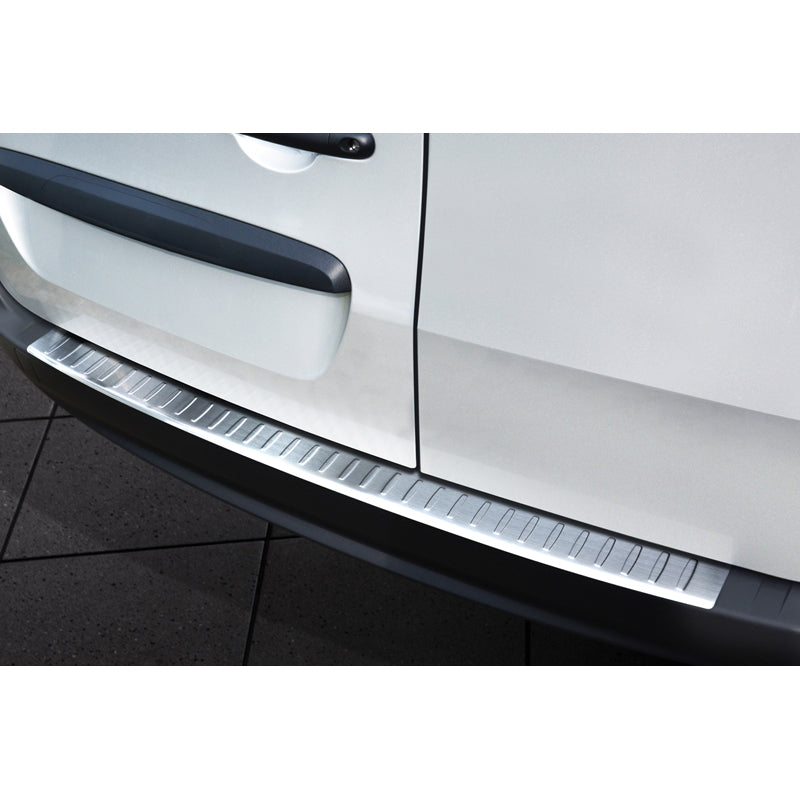 Avisa, Rear Bumper Protector, Stainless Steel, fits Mercedes Citan 2012-2021 & Renault Kangoo 2008-2021 'Ribs'