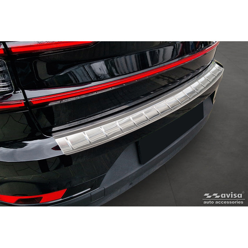 Avisa, Rear Bumper Protector, Stainless Steel, fits Polestar 2 2019-2023 & Facelift 2023- 'Ribs'