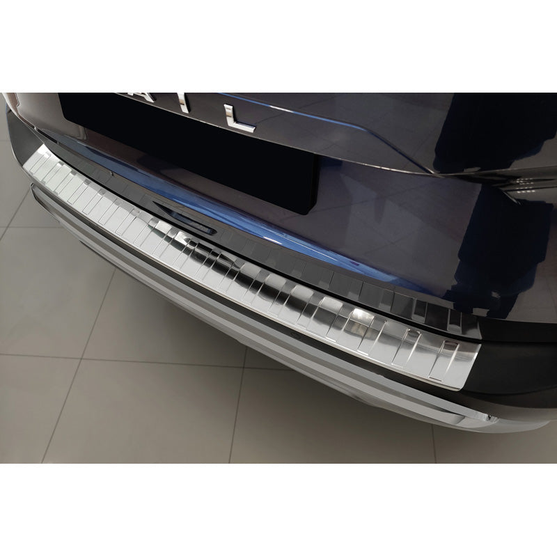 Avisa, Rear Bumper Protector, Stainless Steel, fits Nissan X-Trail IV (T33) 2021- 'Ribs'