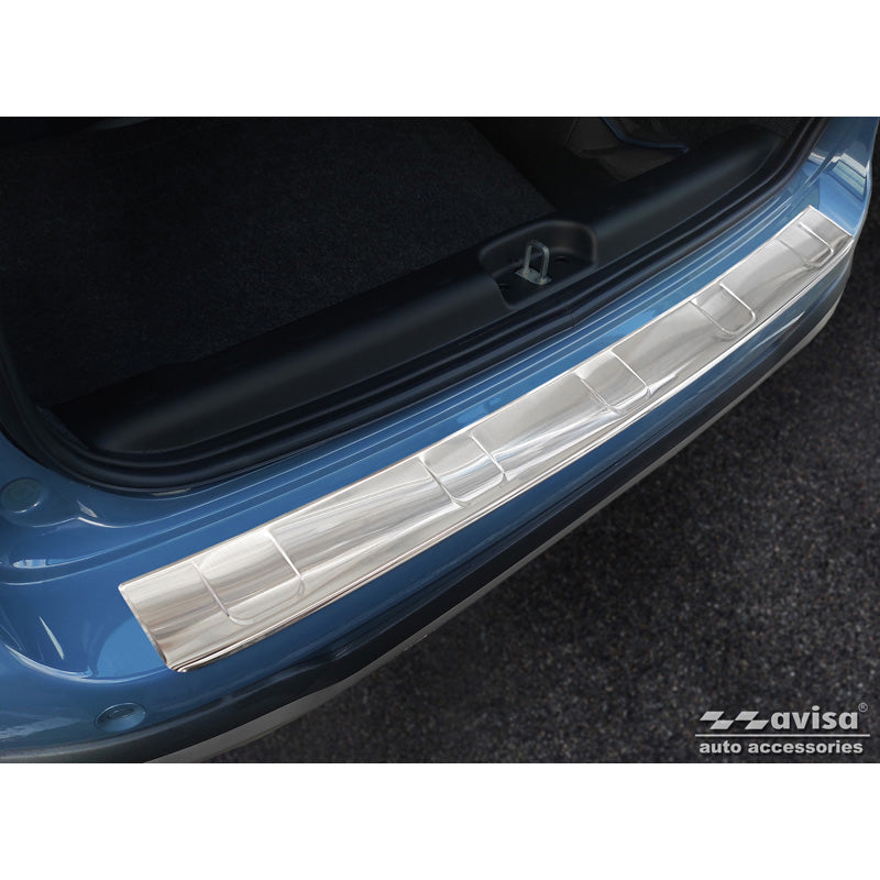 Avisa, Rear Bumper Protector, Stainless Steel, fits Fiat Panda III Cross 2020- incl. Hybrid 'Ribs'