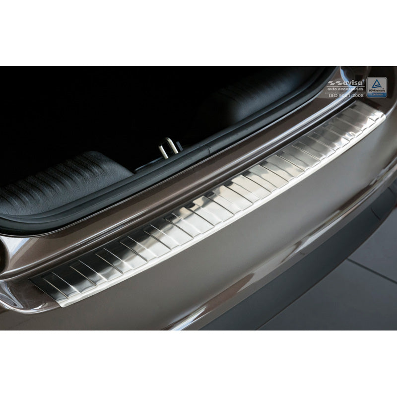 Avisa, protection de pare-chocs arrière, acier inoxydable, convient à Fiat Tipo Sedan 2016-2020 & FL 2020- 'Ribs'