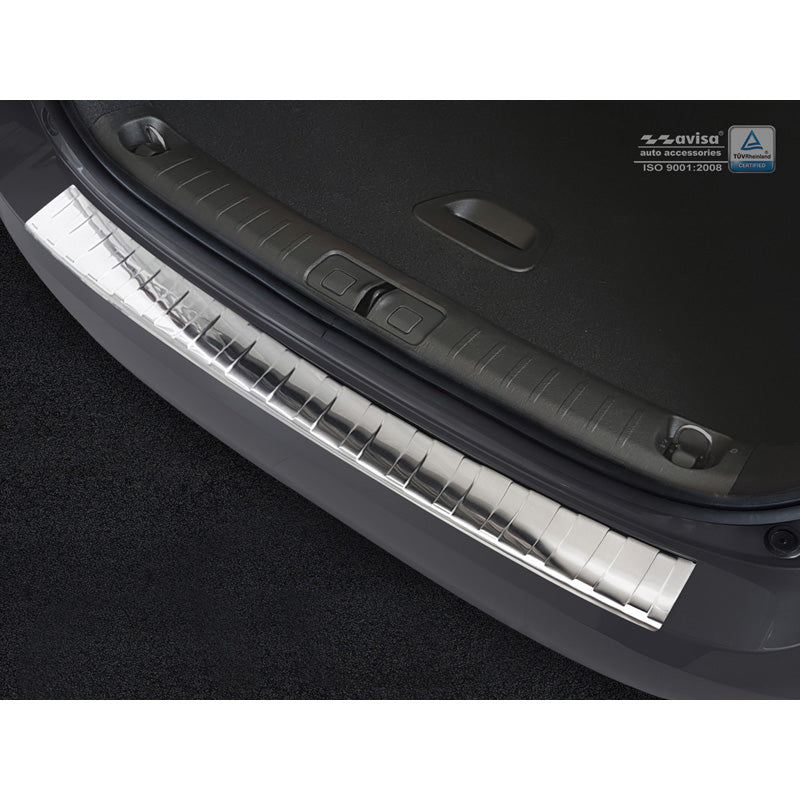 Avisa, protection de pare-chocs arrière, acier inoxydable, convient à Fiat Tipo SW 2016-2020 & FL 2020- + Tipo SW Cross 2022- 'Ribs'