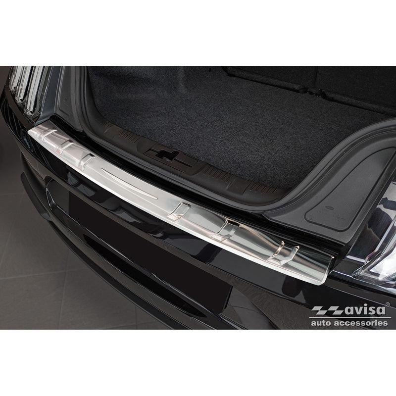 Avisa, Rear Bumper Protector, Stainless Steel, Fits Ford Mustang VI Coupé 2015-2017 & FL 2017- incl. GT 'Ribs'