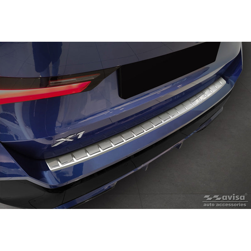 Avisa, achterbumperbeschermer, roestvrij staal, past op BMW X1 U11 M-Sport 2022- 'Ribs'