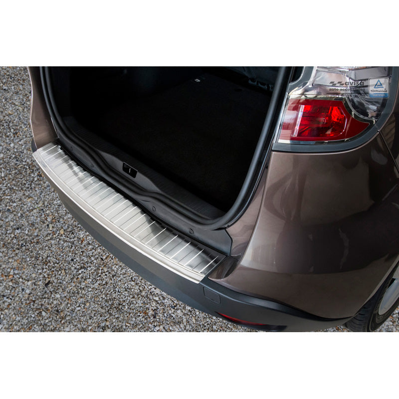 Avisa, achterbumperbeschermer, roestvrij staal, geschikt voor Renault Scenic III 2009-2015 'Ribben'