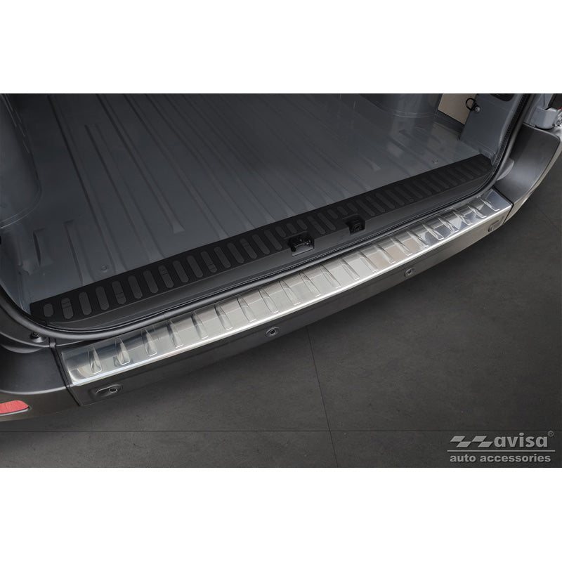 Avisa, Rear bumper protector, stainless steel, fits Opel Movano / Renault Master III 2010-2018 & 2018-2021 'Ribs'