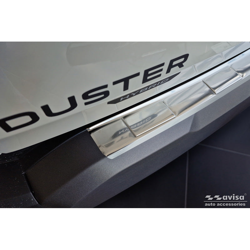 Avisa, achterbumperbeschermer, roestvrij staal, past op Dacia Duster III 2024-, 'Ribs'