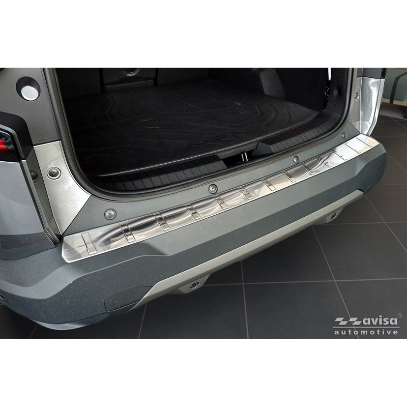 Avisa, Rear bumper protector, Stainless steel, fits Dacia Bigster (2024-), Silver