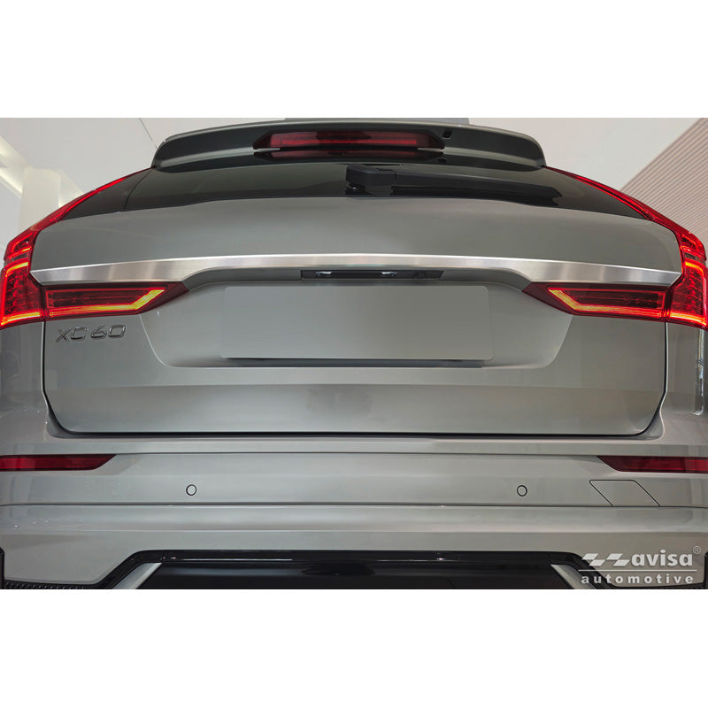 Avisa, habillage de hayon, acier inoxydable brossé, compatible avec Volvo XC60 II (2017-2021) & Facelift (2021-)
