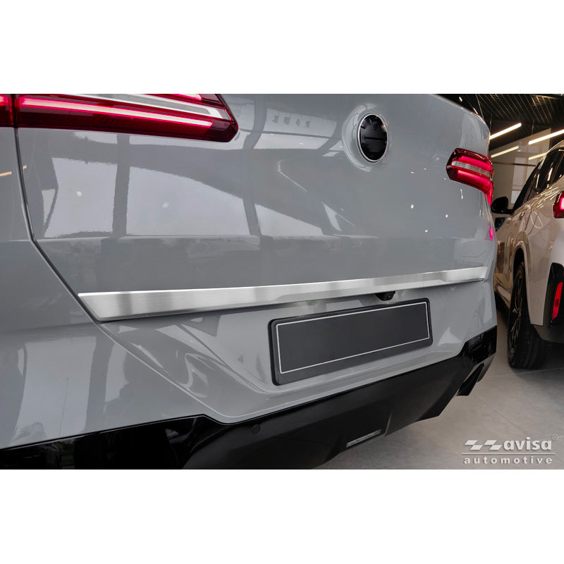 Avisa, Tailgate trim strip, Brushed stainless steel, Fits BMW X3 (G45) (2024-) excl. M-Sport