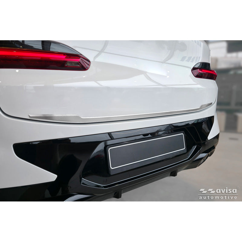 Avisa, Tailgate Protector, Brushed Stainless Steel, Fits BMW X4 II (G02) M-Sport Facelift (2021-)