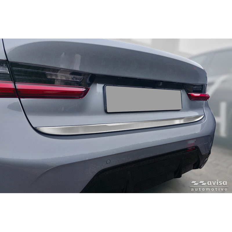 Avisa, Tailgate Trim, Brushed Stainless Steel, Fits BMW 3-Series (G20) M-Sport Facelift (2018-2022), Facelift (2022-2024) & Facelift (2024-)