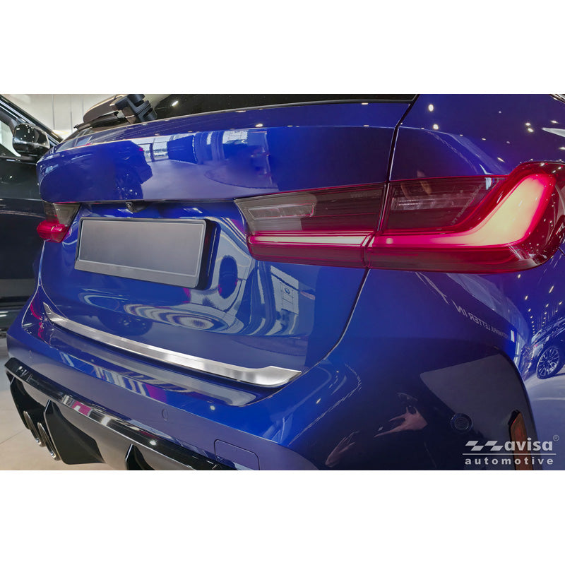 Avisa, Tailgate Trim, Brushed Stainless Steel, Fits BMW 3-Series Touring (G21) M-Sport Facelift (2022-)