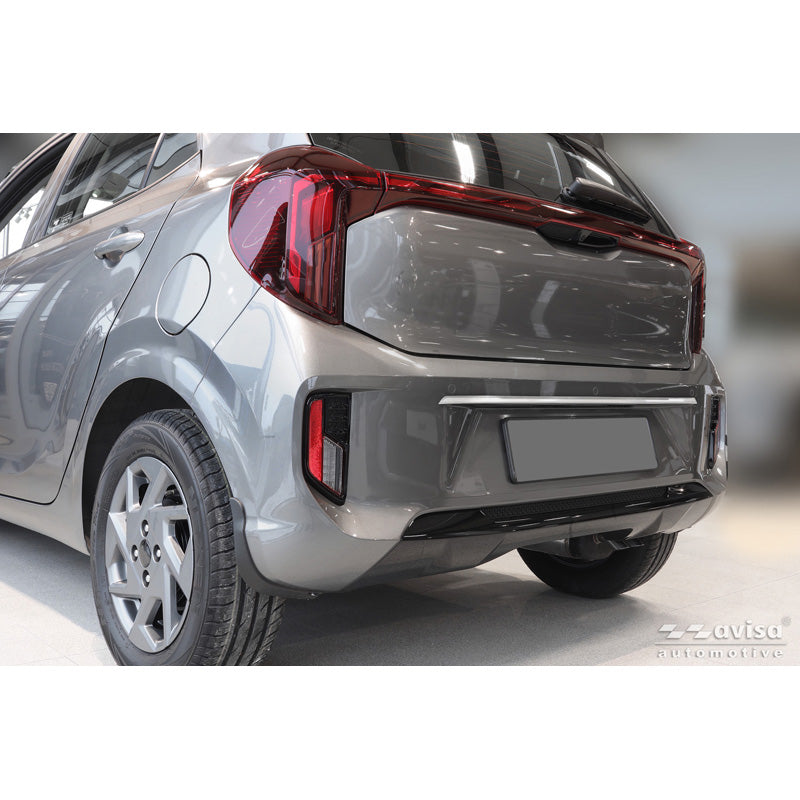 Avisa, Tailgate Trim Strip, Blackened Stainless Steel, Fits Kia Picanto III (JA) Facelift (2024-)