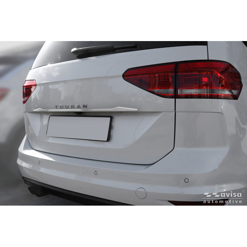 Avisa, Tailgate Protector, Brushed Stainless Steel, Fits Volkswagen Touran (5T1) R-Line (2015-)