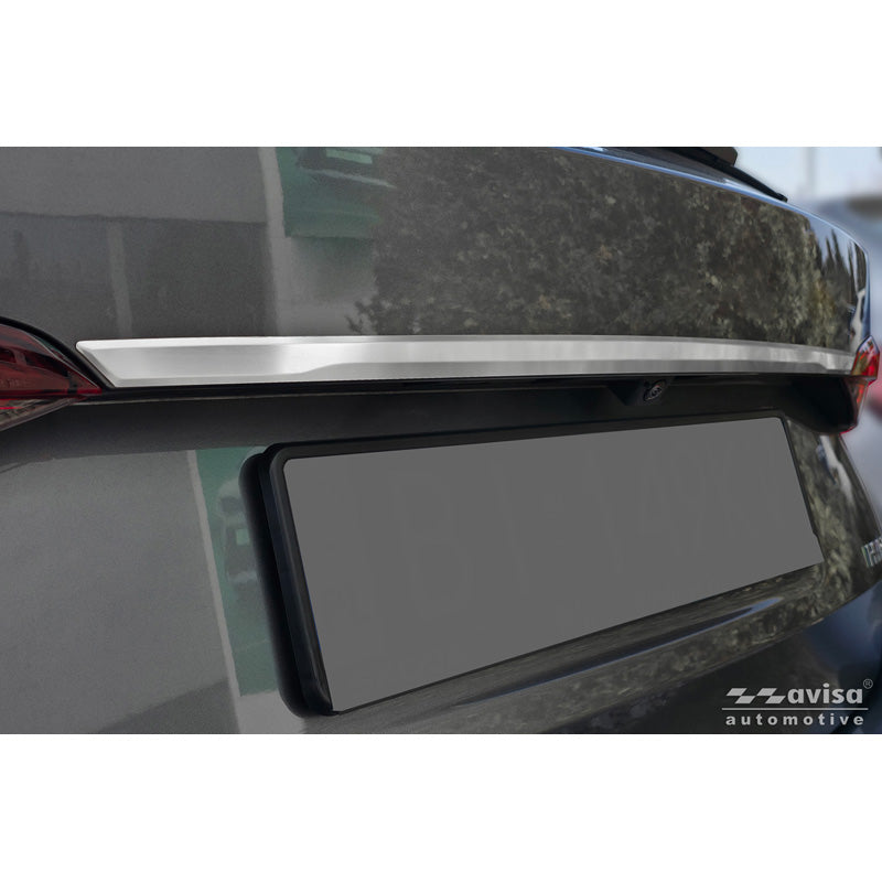 Avisa, Habillage de coffre, acier inoxydable brossé, compatible avec Skoda Octavia IV Combi (NX5) (2019-2024) & Facelift (2024-)