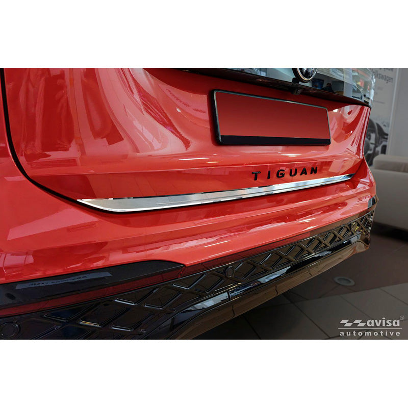 Avisa, Rear bumper protector, Stainless steel, fits Volkswagen Tiguan III (2024-)