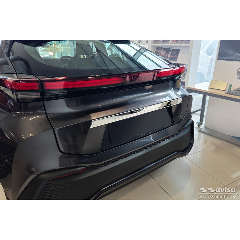 Avisa, Garniture de coffre, acier inoxydable chromé, compatible avec Toyota C-HR II (X20) (2023-)