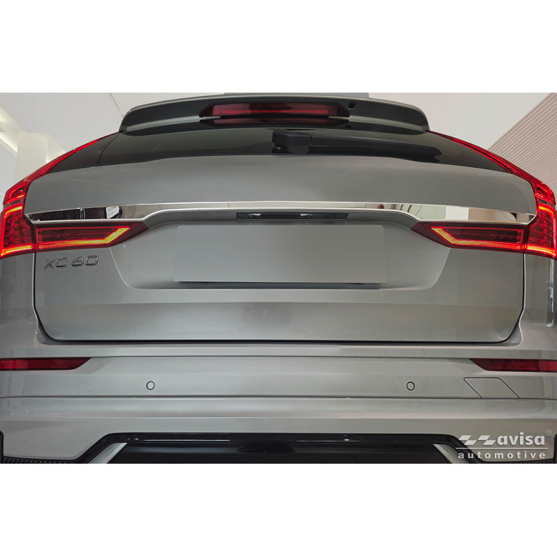Avisa, Garniture de hayon, acier inoxydable chromé, compatible avec Volvo XC60 II (2017-2021) & Facelift (2021-)