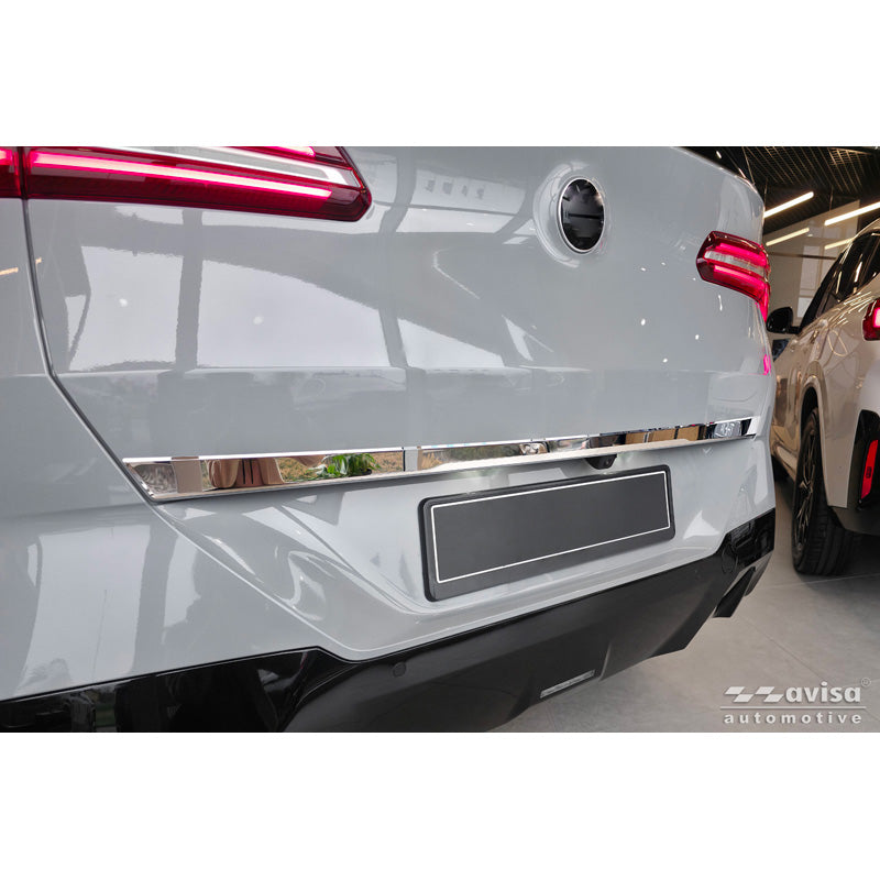 Avisa, Trunk lid protector, chrome stainless steel, fits BMW X3 (G45) (2024-), excl. M-Sport