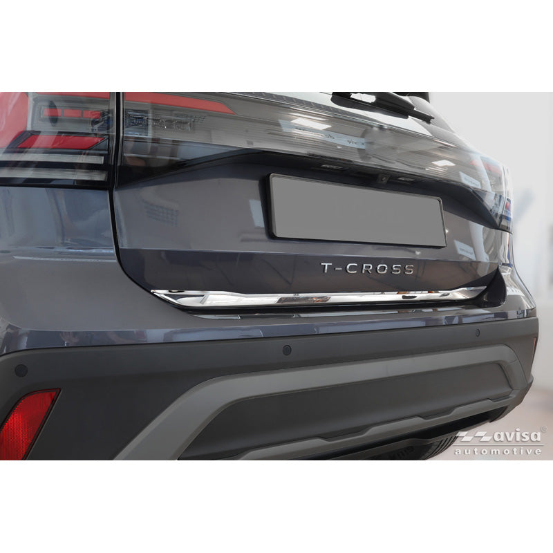Avisa, Chrome strip for tailgate, stainless steel, fits Volkswagen T-Cross (2019-) & Facelift (2024-)