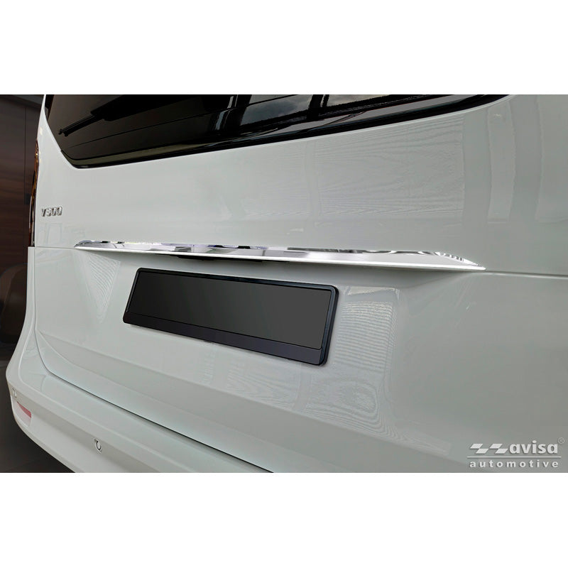 Avisa, baguette de hayon chromée, acier inoxydable, convient pour Mercedes V-Klasse (W447) (2014-2019), restylage (2019-2024) & restylage (2024-)